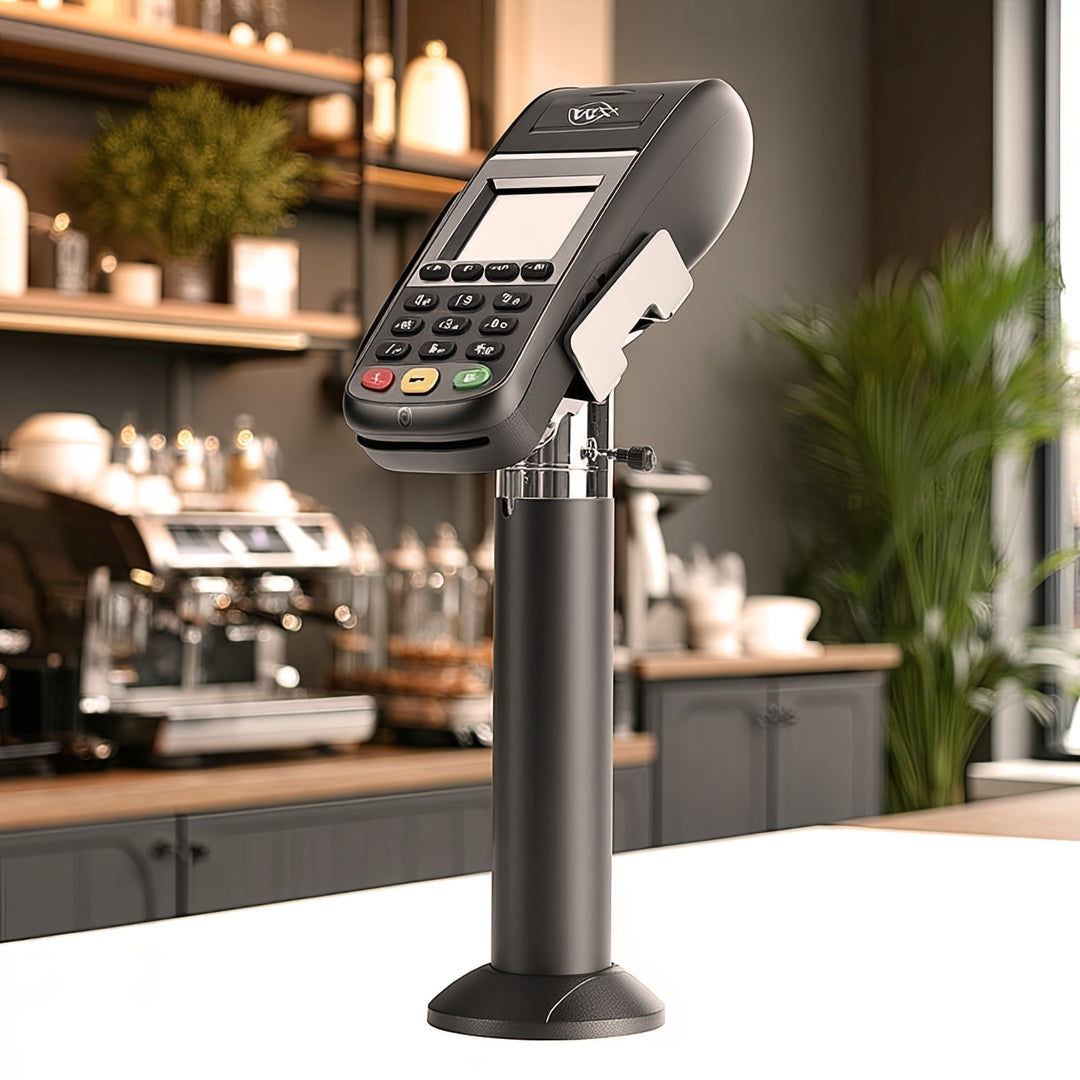 Maclean MC-847 Payment Terminal Card Holder Desk Table Mount Adjustable Universal Pole Tabletop Stand