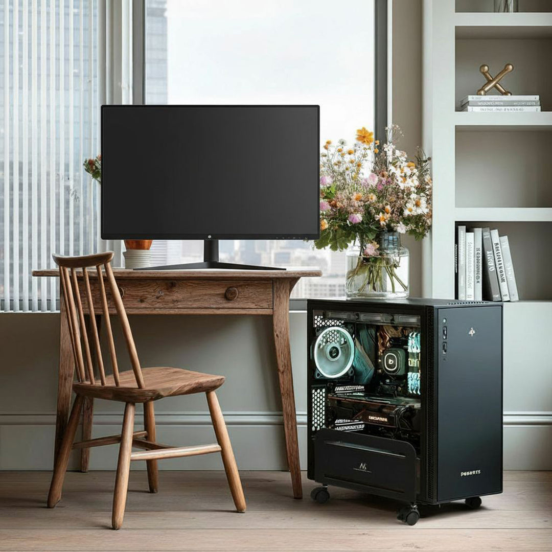 Universal Computer Stand Cart with wheels Mobile CPU up to 10kg Cart PC Desktop