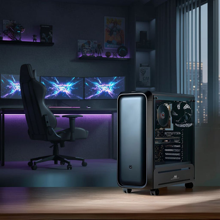 Universal Computer Stand Cart with wheels Mobile CPU up to 10kg Cart PC Desktop