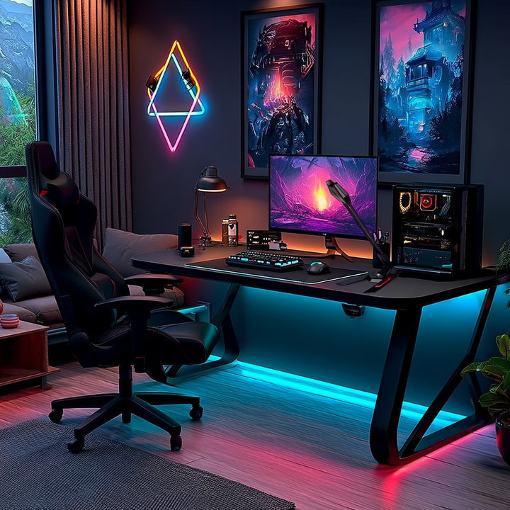 NanoRS RS710 Gaming Microphone Desktop Mic YouTube Streaming USB LED Backlight Windows