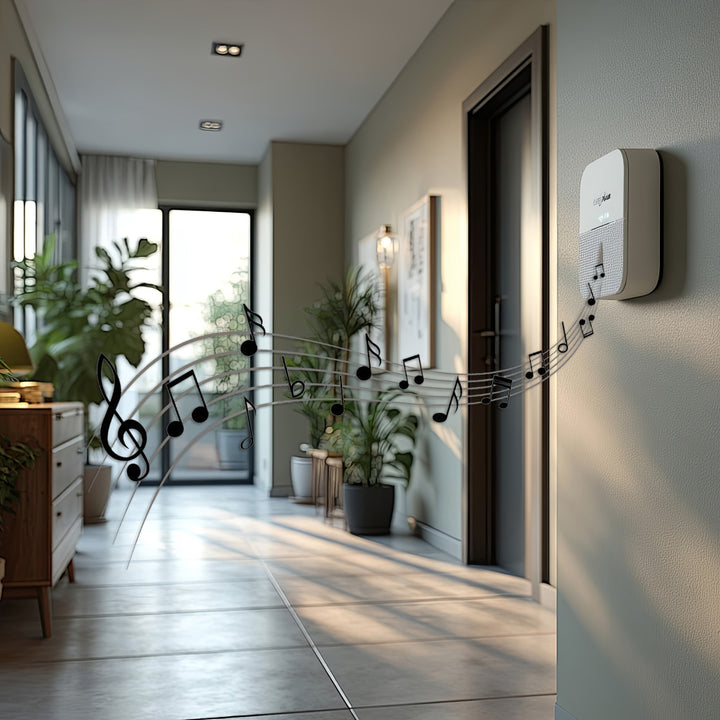 GreenBlue GB212 Siren ionchuir gan sreang, braiteoir tairiscint 52 fonn bán, 230V, uas. 8 braiteoir