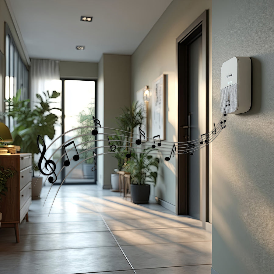 GreenBlue GB212 Wireless input siren, motion sensor 52 white tunes, 230V, max. 8 sensors