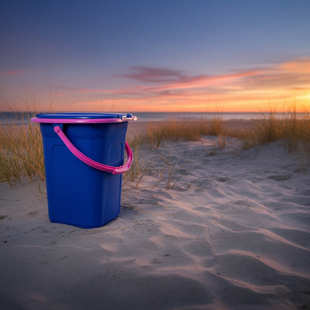 Buicéad Leithris Campála Inaistrithe 19L GreenBlue GB320BR Féile Taistil le Láimhseáil, Suíochán Insbhainte - Gorm Cabhlaigh &amp; Bándearg