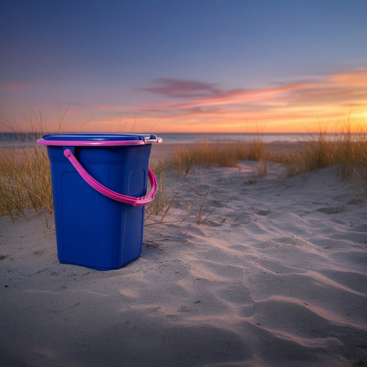 Buicéad Leithris Campála Inaistrithe 19L GreenBlue GB320BR Féile Taistil le Láimhseáil, Suíochán Insbhainte - Gorm Cabhlaigh &amp; Bándearg
