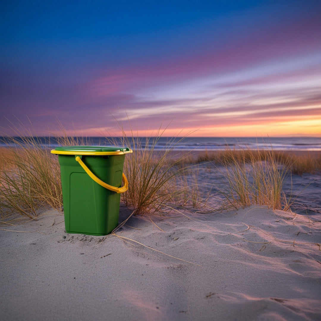 GreenBlue GB320GO dark green-orange travel toilet maximum load 120kg