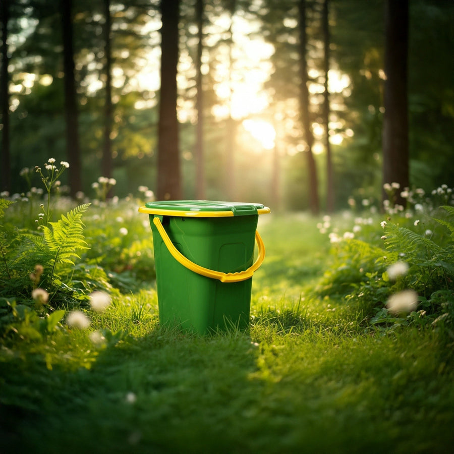 GreenBlue GB320GO dark green-orange travel toilet maximum load 120kg