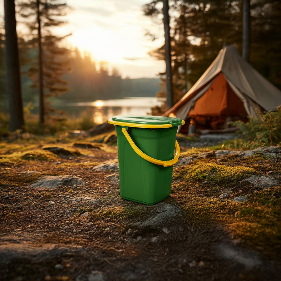 GreenBlue GB320GO dark green-orange travel toilet maximum load 120kg
