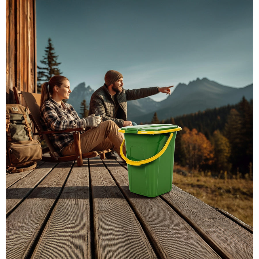 GreenBlue GB320GO dark green-orange travel toilet maximum load 120kg