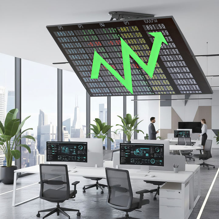 Maclean MC-880 Electric TV Ceiling Bracket Holder Foldable Mount 32" - 70" Remote Control VESA Universal 35kg