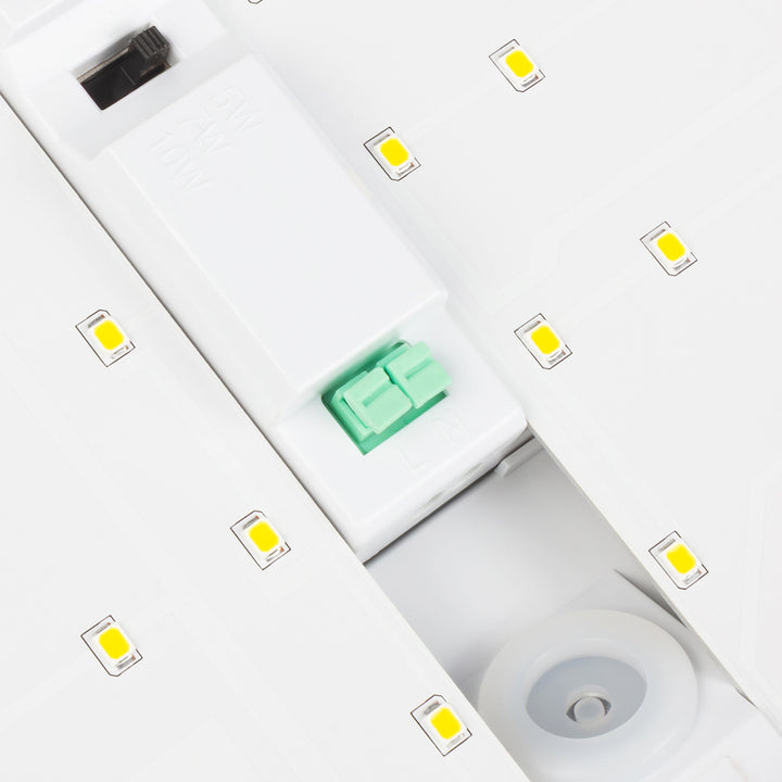 Maclean LED Lamp, house number, with twilight sensor, white, max. 10W, IP65, neutral color temperature (4000K), max. 1000 lm, MCE292 W