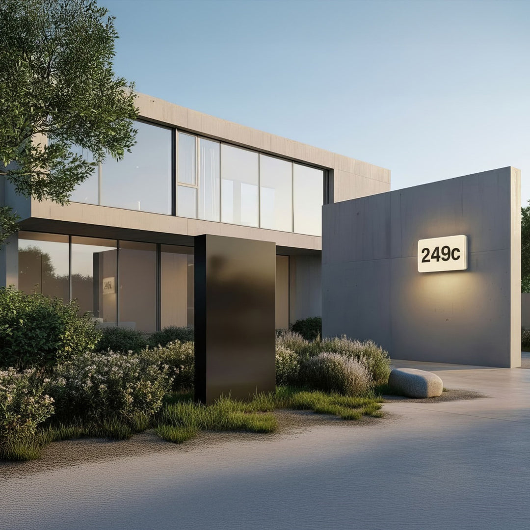 Maclean LED lamp, house number, with twilight sensor, white, max 10W, IP65, neutral color (4000K), max 1000lm, MCE292 W