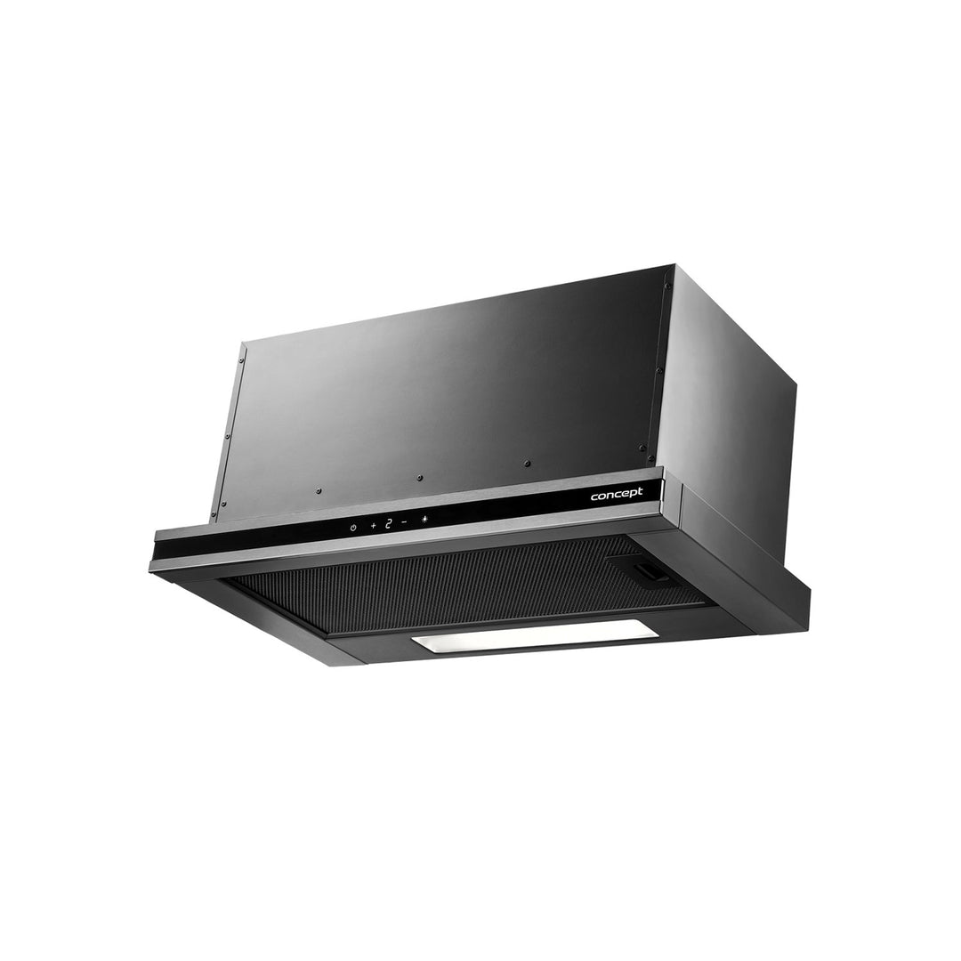 60cm Concept Titania pull-out hood with LED lighting