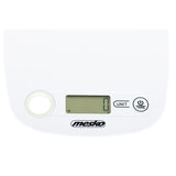 Mesko MS 3159w White Electronic Kitchen Scale with LCD Display – Precision Scale for Accurate Measurements in the Kitchen