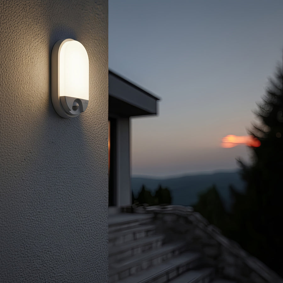 Maclean MCE340 LED Lamp Infrared Motion Sensor Automatic Natural Light  Adjustable Dusk Sensor
