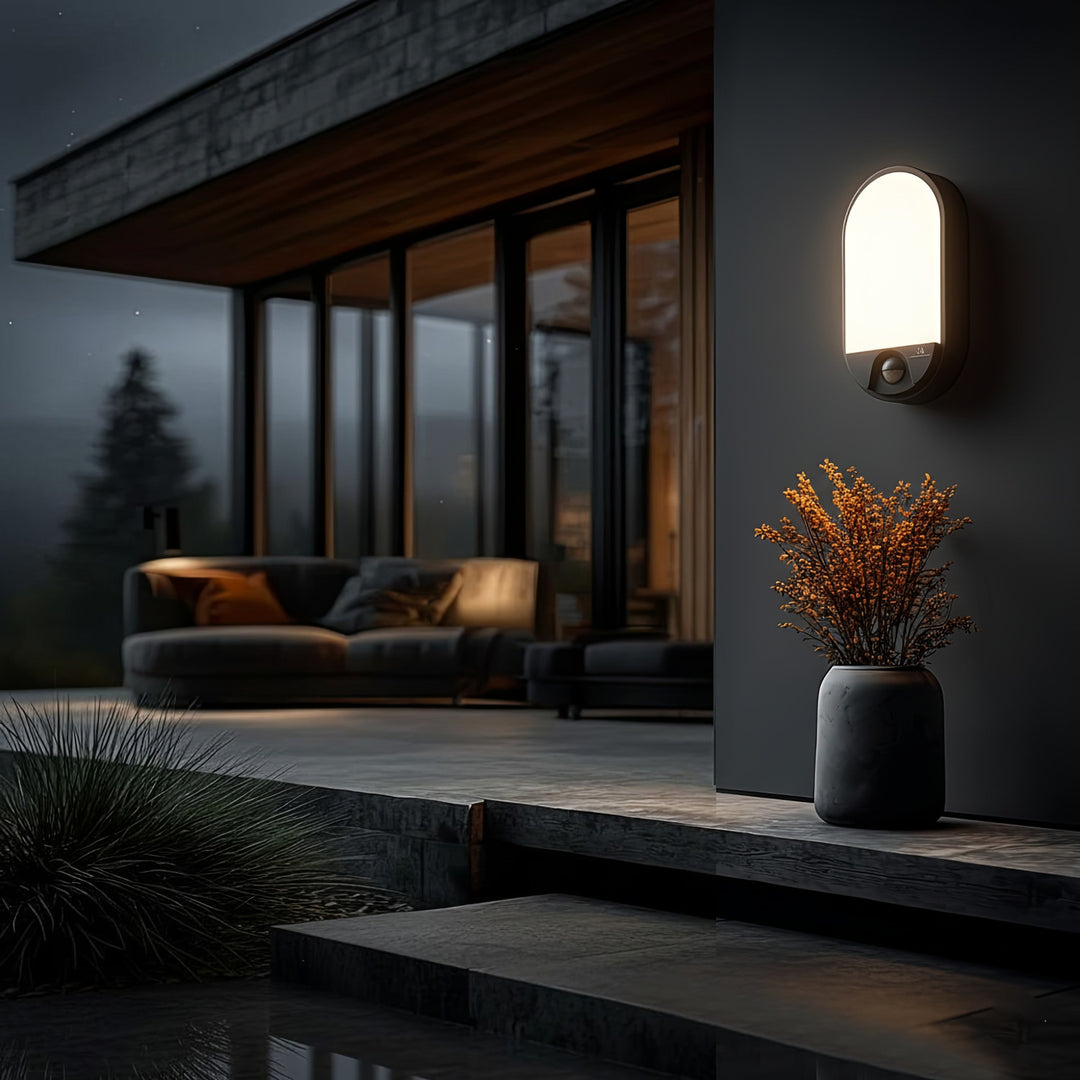 Maclean MCE340 Infrared Sensor LED Wall Lamp Motion Dusk Sensor Light Lighting Energy Saving