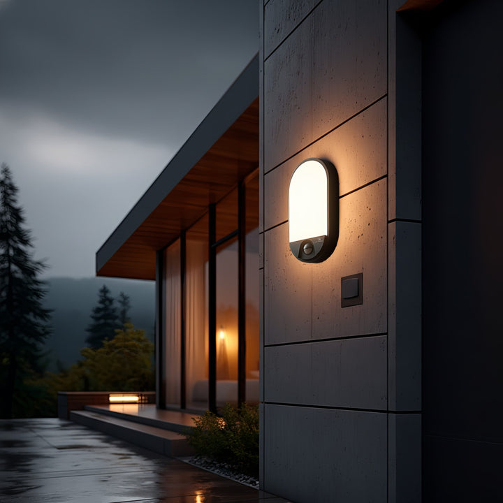 Maclean MCE340 Infrared Sensor LED Wall Lamp Motion Dusk Sensor Light Lighting Energy Saving