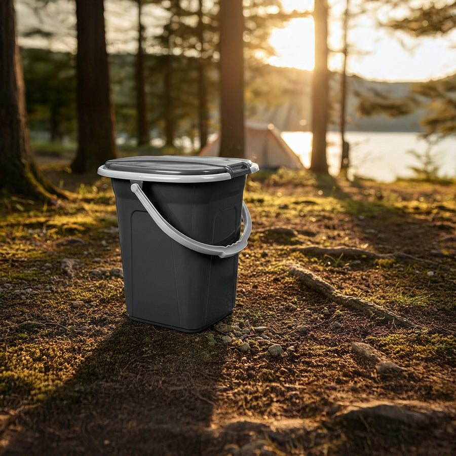 GreenBlue GB320 Portable Camping Toilet WC Bucket, 19L Capacity, with Handle