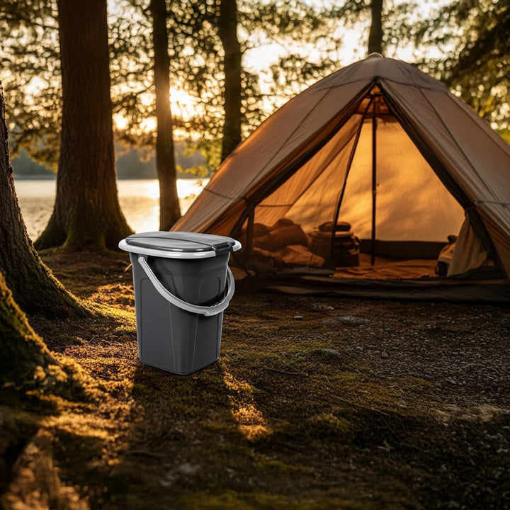 GreenBlue GB320 Portable Camping Toilet WC Bucket, 19L Capacity, with Handle
