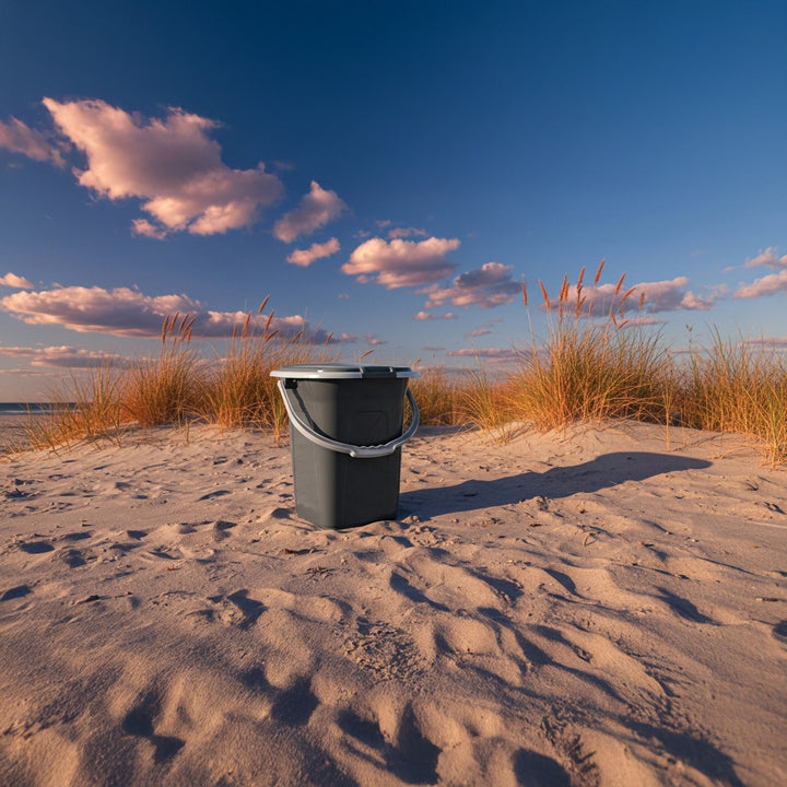 GreenBlue GB320 Portable Camping Toilet WC Bucket, 19L Capacity, with Handle