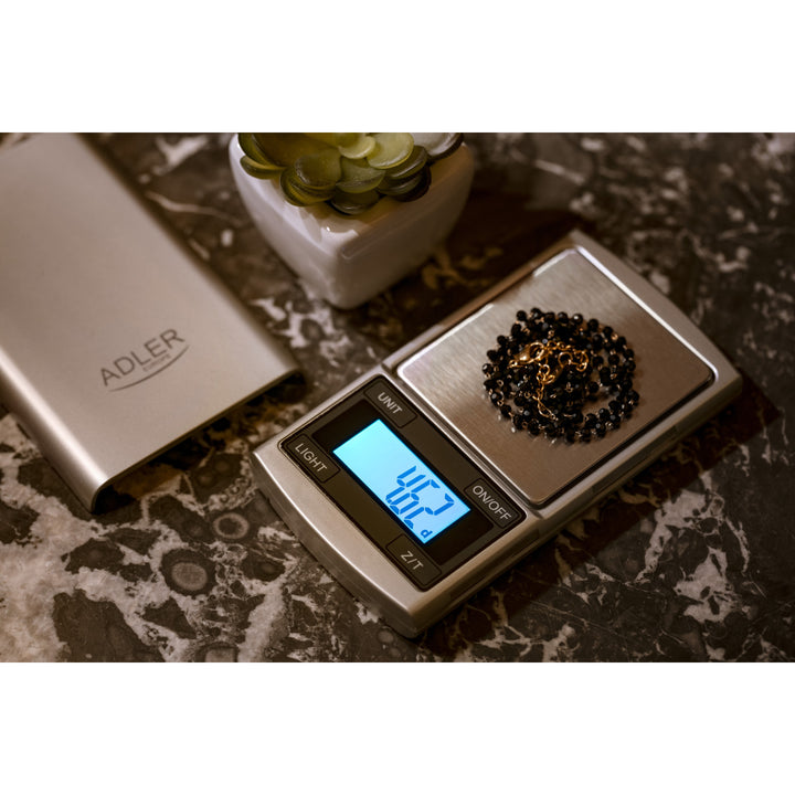 Adler precision scale, LCD display, up to 100g, AD 3168
