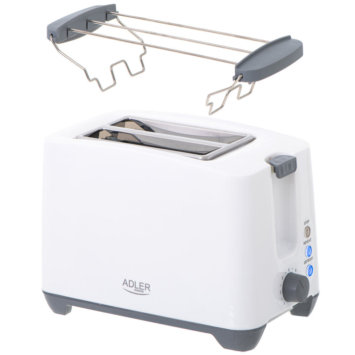 Adler toaster, 7 levels, 3 functions, roll griddle, AD 3216