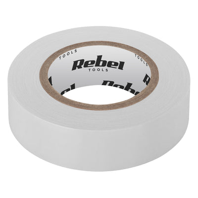 REBEL adhesive insulating tape (0.13 mm x 19 mm x 20 yd) white