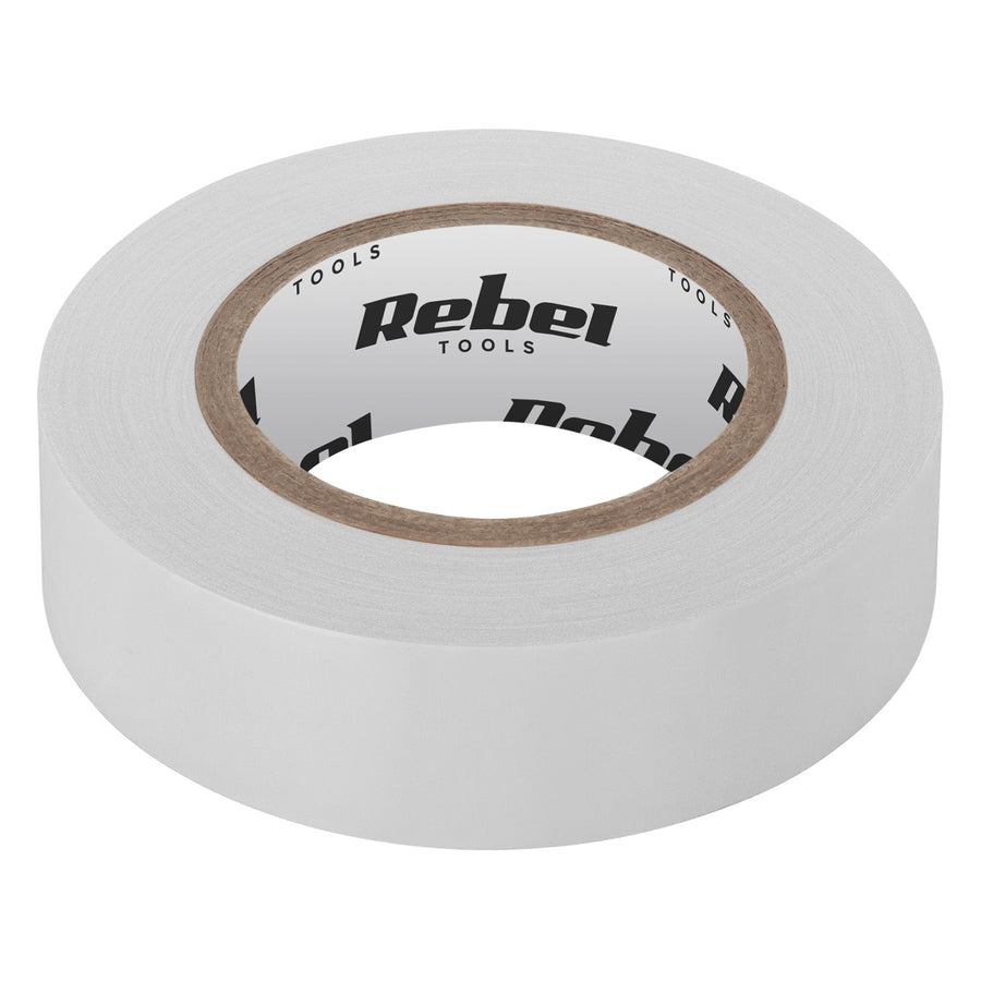 REBEL adhesive insulating tape (0.13 mm x 19 mm x 20 yd) white