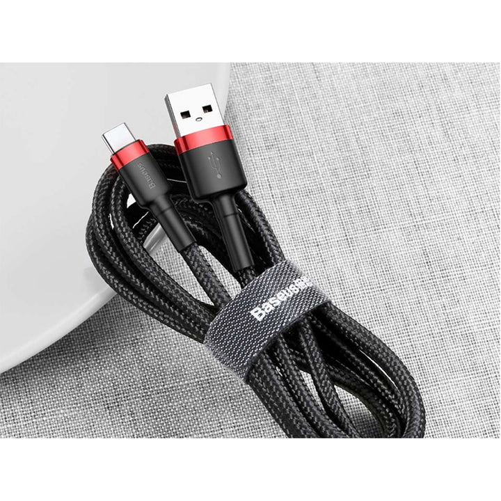 Baseus cable, USB type C, length 50cm, 3A, black, BASKBK46595