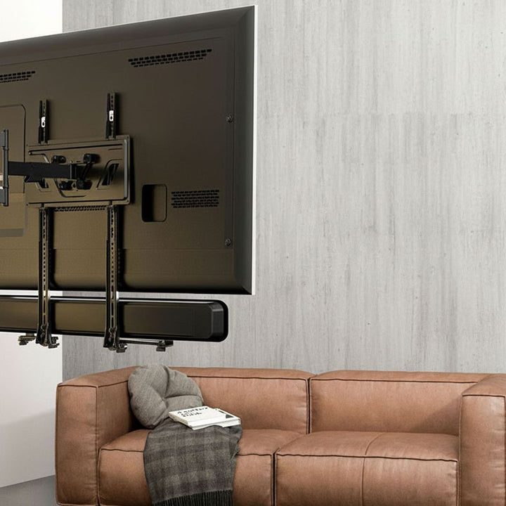 Maclean MC-914 Universal Soundbar Mount Speaker Holder Mounting Under TV up to 15kg VESA Space Saving