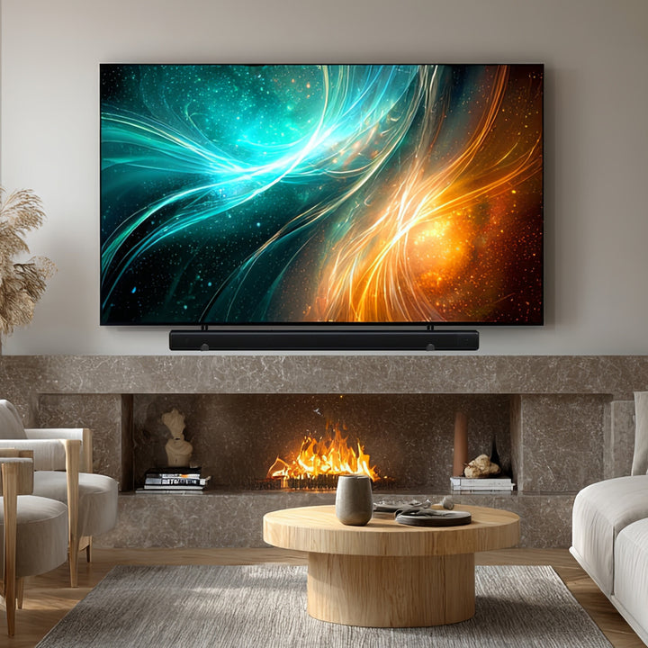 Maclean MC-914 Universal Soundbar Mount Speaker Holder Mounting Under TV up to 15kg VESA Space Saving