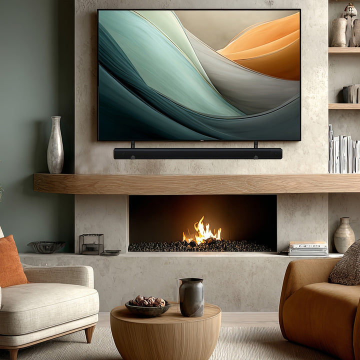 Maclean MC-914 Universal Soundbar Mount Speaker Holder Mounting Under TV up to 15kg VESA Space Saving