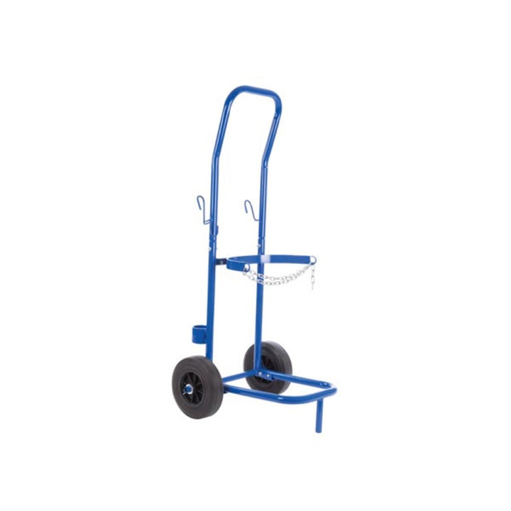 Tooland QT118 steel gas cylinder cart up to 100kg blue