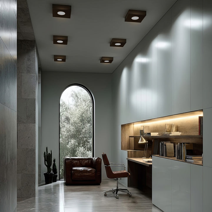 Maclean MCE464 B Daingneán Soilsithe Uasteorainn Fráma Lampa Luminaire Cuasaithe GU10 MR16 Halaigine faoi stiúir