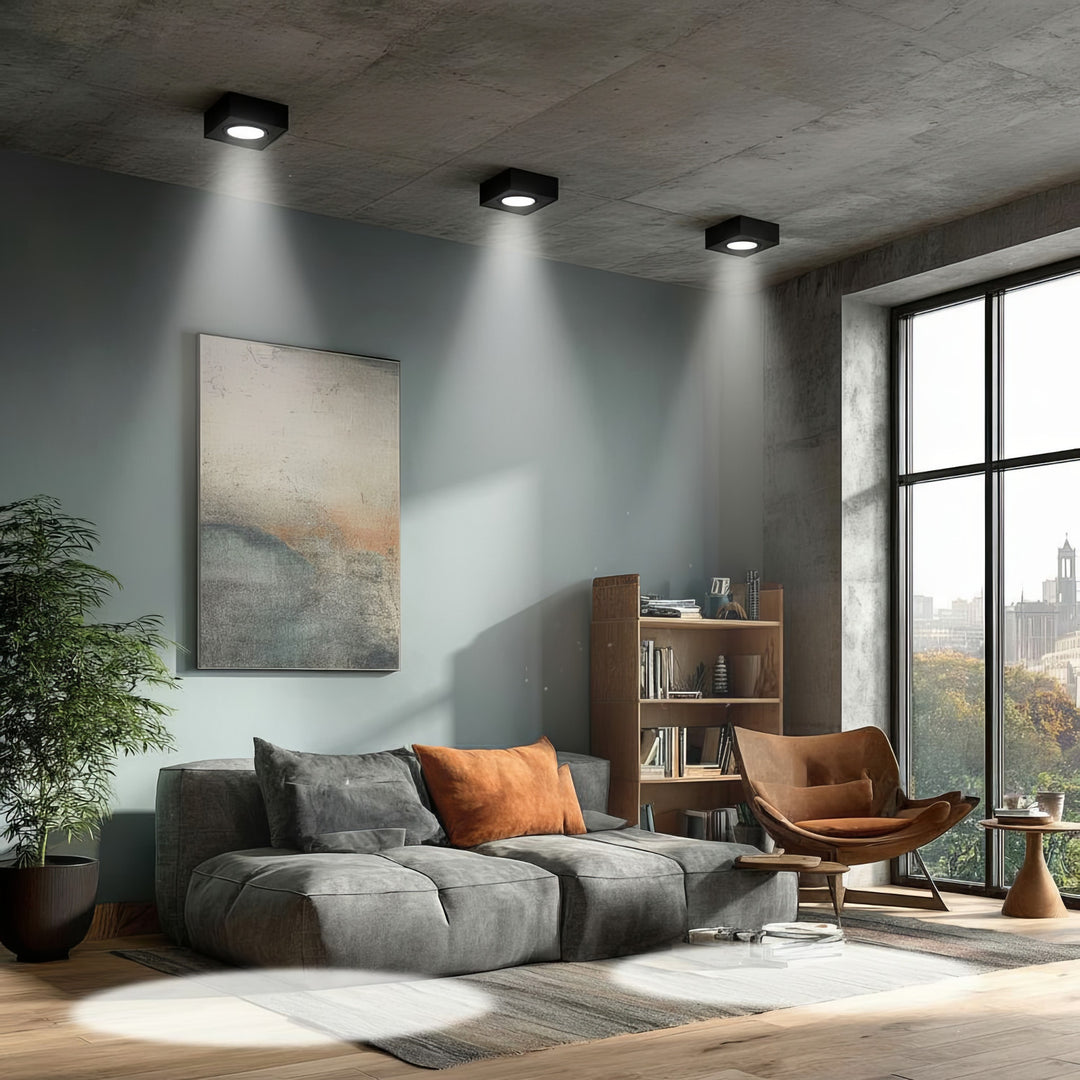 Maclean MCE464 B Daingneán Soilsithe Uasteorainn Fráma Lampa Luminaire Cuasaithe GU10 MR16 Halaigine faoi stiúir