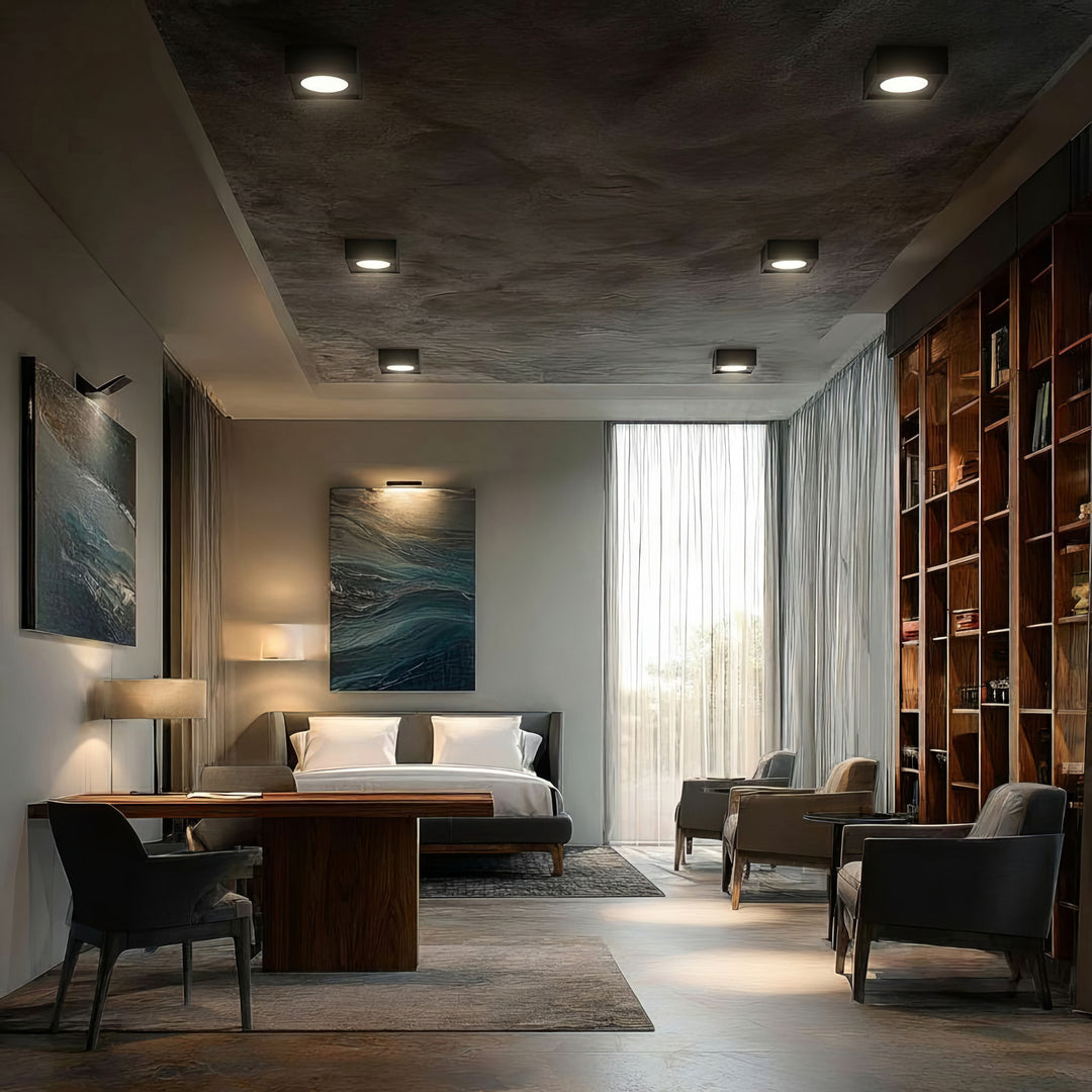 Maclean MCE464 B Daingneán Soilsithe Uasteorainn Fráma Lampa Luminaire Cuasaithe GU10 MR16 Halaigine faoi stiúir