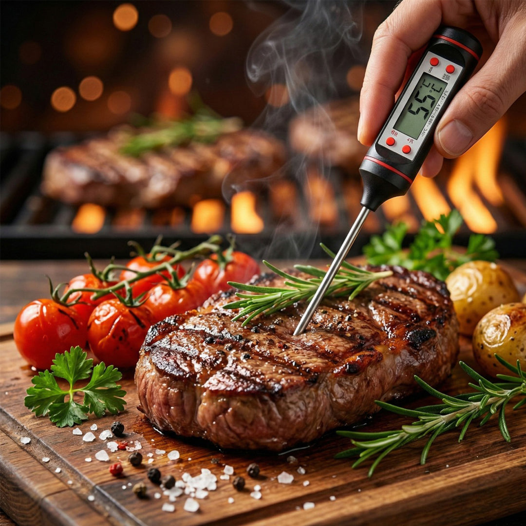 GreenBlue GB178 Teirmiméadar Bia Taiscéalaí Digiteach 15 cm, raon teochta -50 céim C go +300 céim C, cruinneas 0.1 céim C, GB178