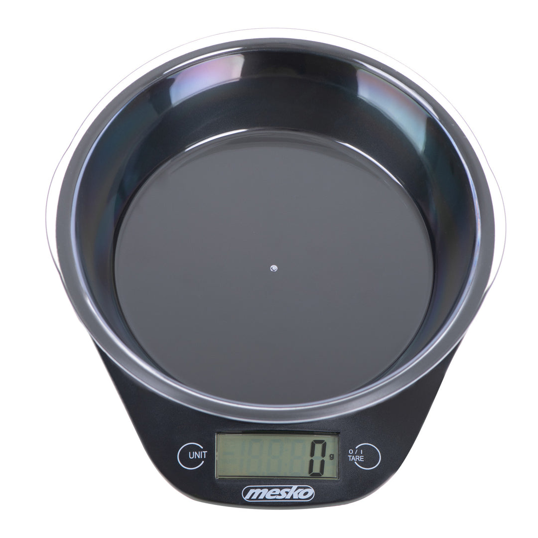 Scála cistine le babhla Mesko MS 3164 le huasacmhainn ualaigh de 5 kg
