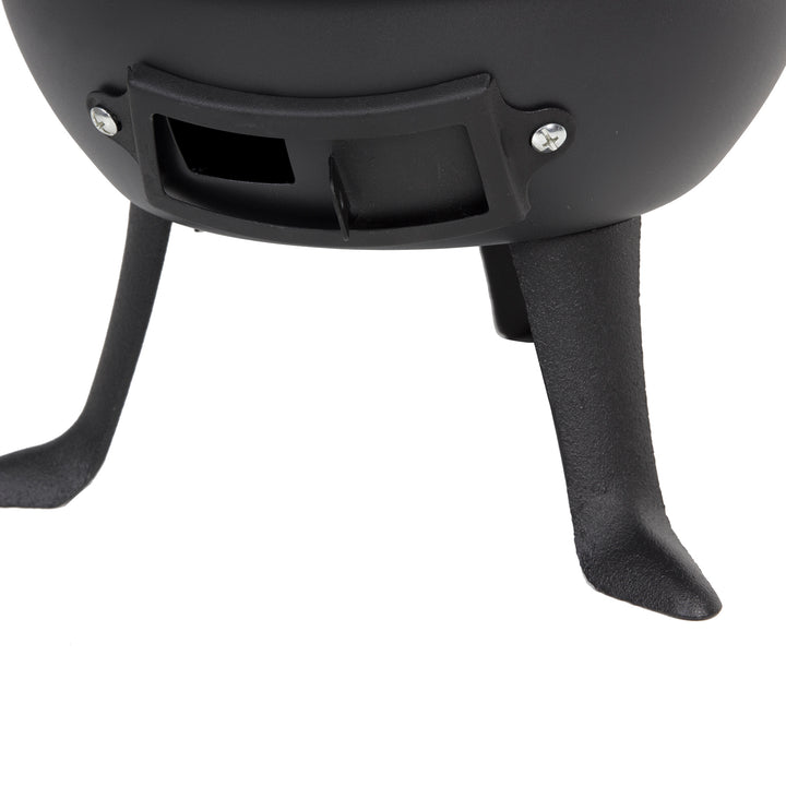 Master Grill Party MG630 Cast Iron Fire Pit BBQ 35.5cm