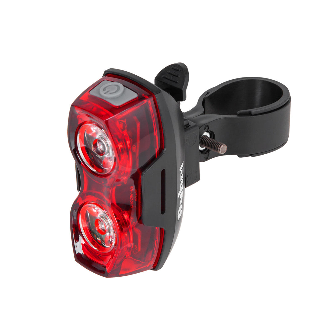 Rebel URZ0910 Bike Light Set  Battery Powered Front and Rear Light Cycling Headlights and Taillights