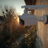 SOL1800S Solar Dummy CCTV Security Camera with LED Light Motion Sensor Red Diode