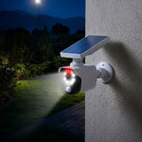 SOL1800S Solar Dummy CCTV Security Camera with LED Light Motion Sensor Red Diode