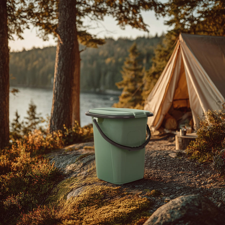 GreenBlue GB320GG Tourist Toilet GreenBlue 19L Green-Gray