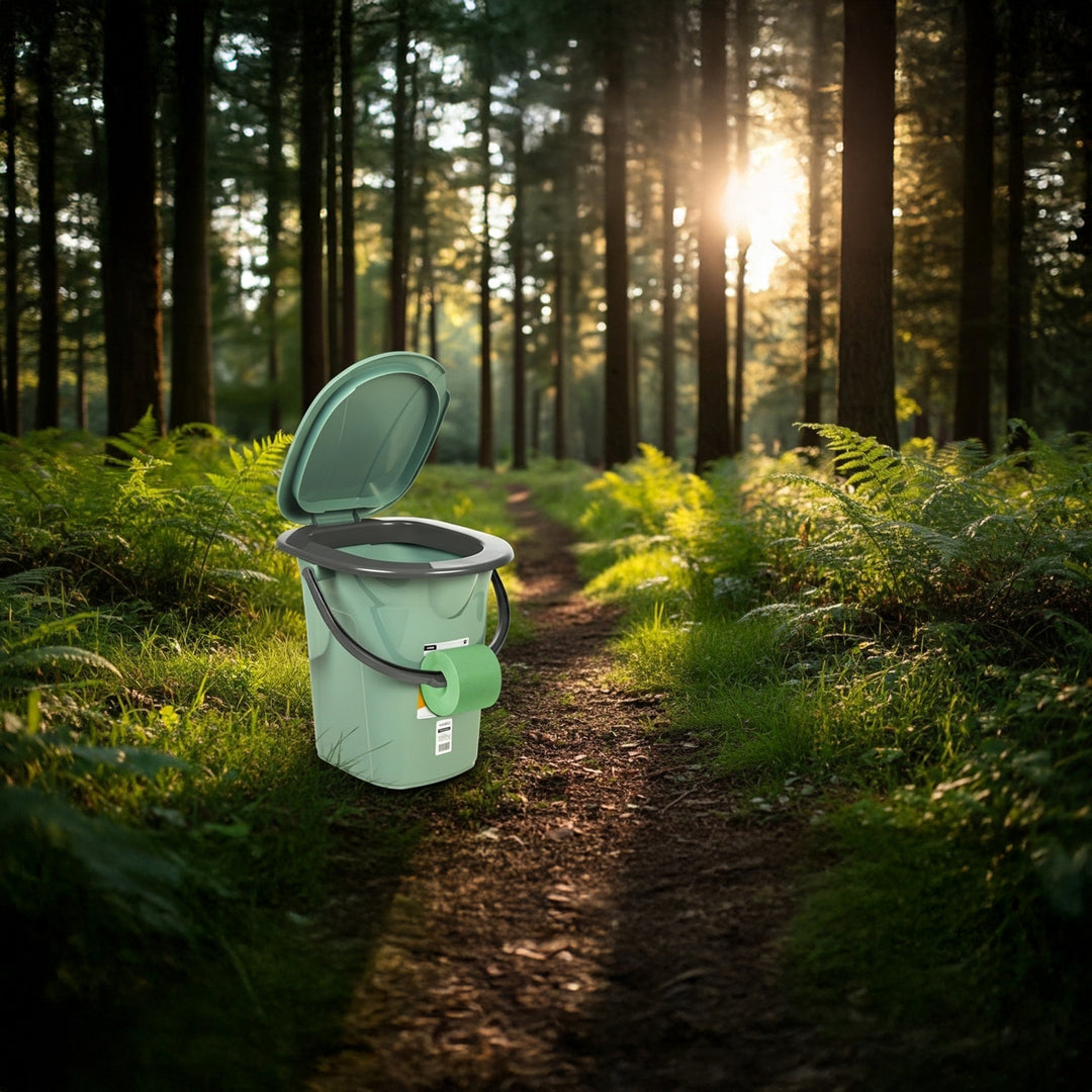 GreenBlue GB320GG Tourist Toilet GreenBlue 19L Green-Gray