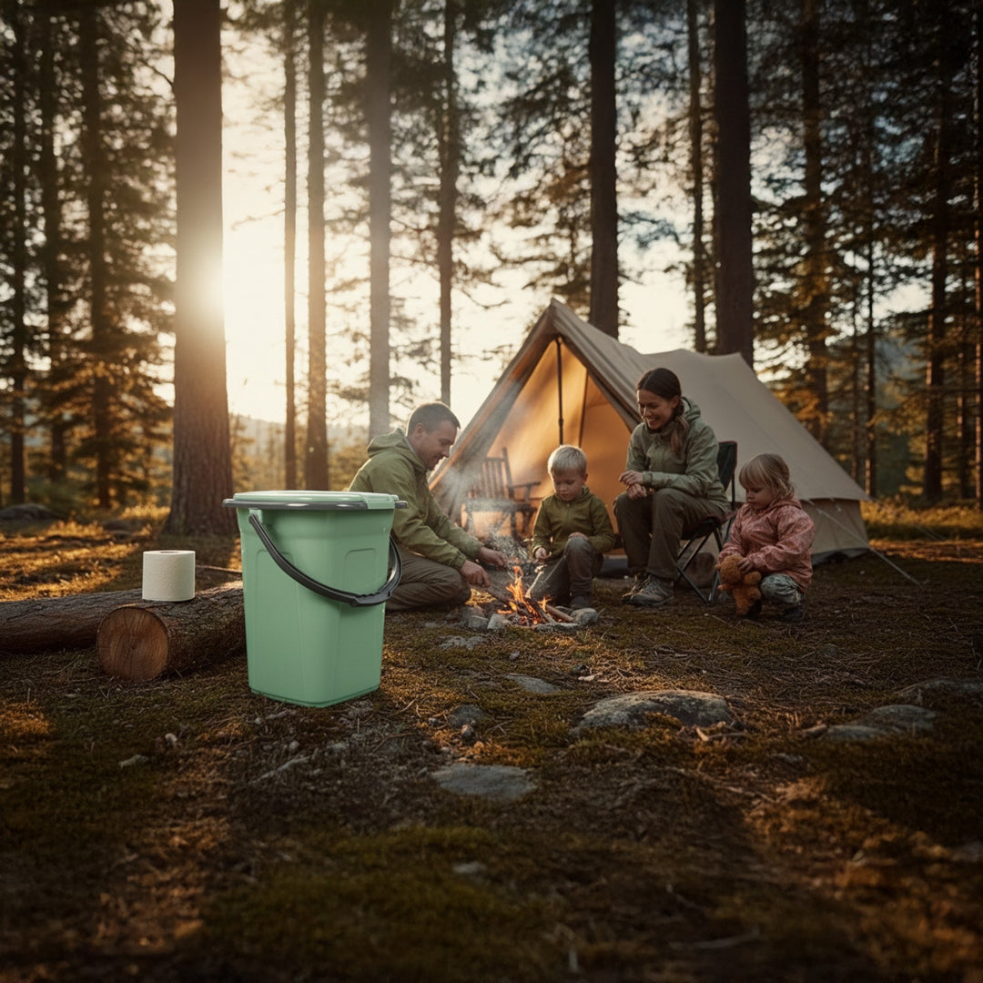 GreenBlue GB320GG Tourist Toilet GreenBlue 19L Green-Gray