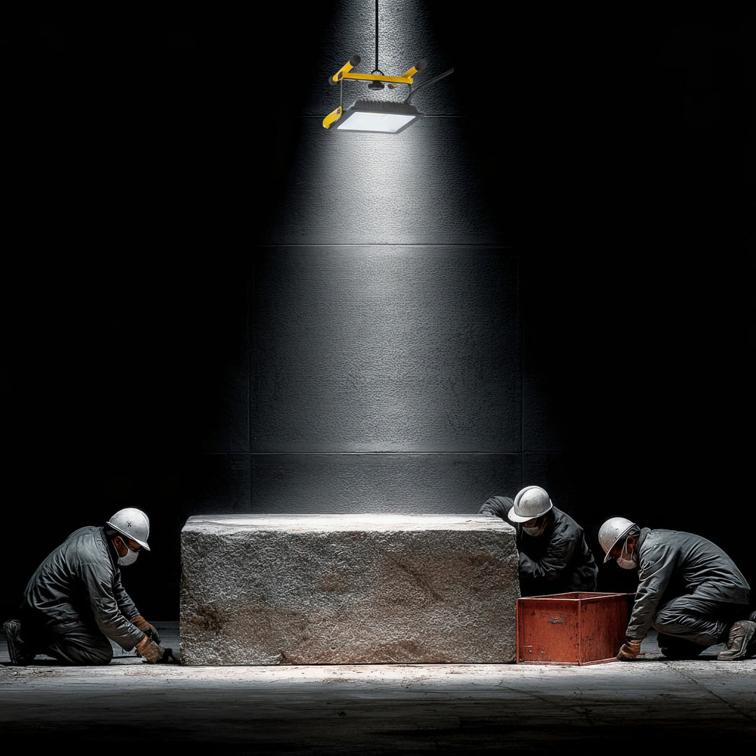 Floor Stand for LED Spotlight Worklight Tripod Floodlight Stand Construction Spotlight Tripod Rotatable Steel (For MCE550 / MCE650)