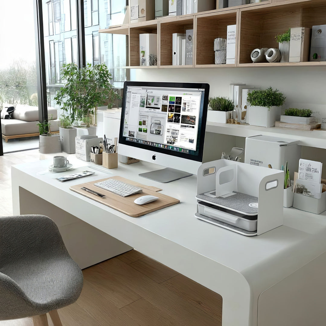 Eagraí Deasc Gan Sreang Qi Tarraiceán Seilf Muirir Tarraiceán Leabhar Tráidire Oifige Baile Suas le 10kg