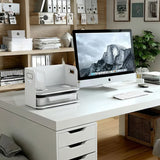 Desk Organizer Wireless Qi Charging Shelf Drawer Bookend Home Office Tray Up to 10kg