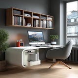 Ergo Office ER-442 Desk Organizer Underdesk Organizer for Office Utensils Office Organizer Tray up to 5kg