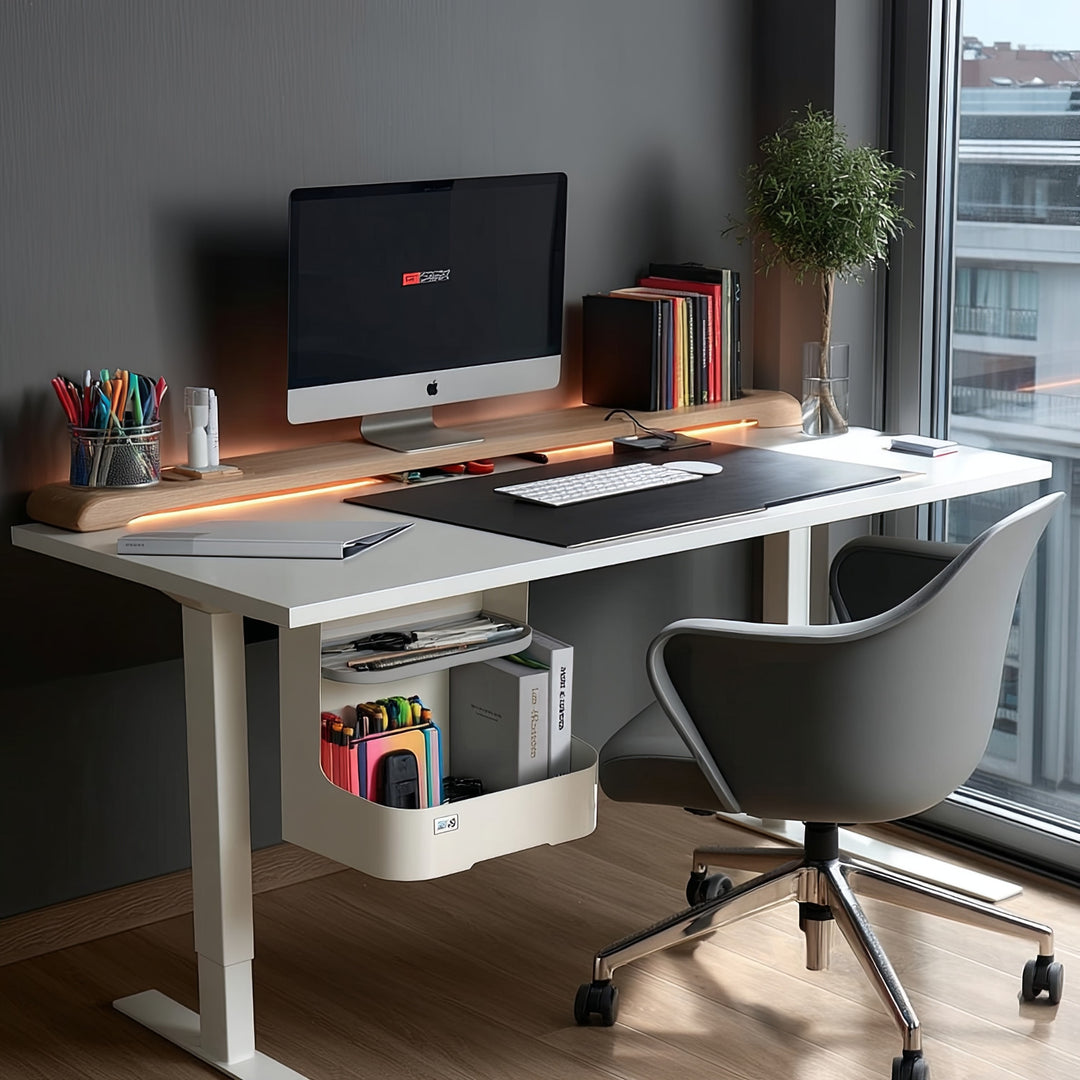 Ergo Office ER-442 Desk Organizer Underdesk Organizer for Office Utensils Office Organizer Tray up to 5kg