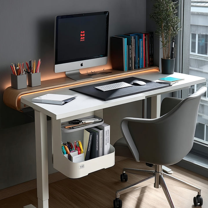 Ergo Office ER-442 Desk Organizer Underdesk Organizer for Office Utensils Office Organizer Tray up to 5kg